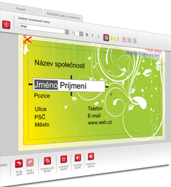 Tvorba vizitek online - program na vizitky