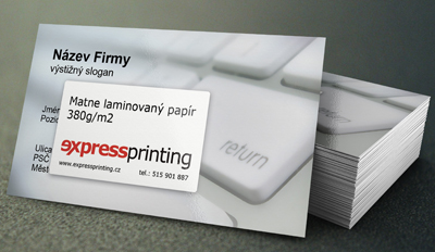 5 důvodů proč si vybrat matně laminované vizitky