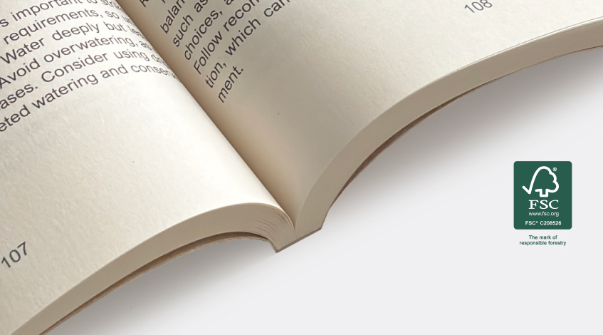 Knižní krémový papír s FSC® (0,133 mm / 70 g/m²)