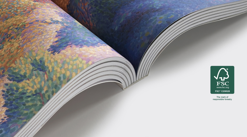Buchpapier – weiß mit FSC® (0,12 mm / 100 g/m²)