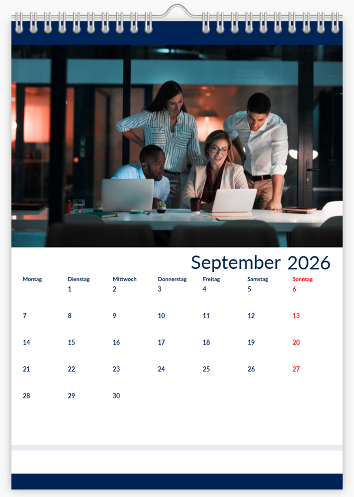 Wandkalender - Schablone ID 22