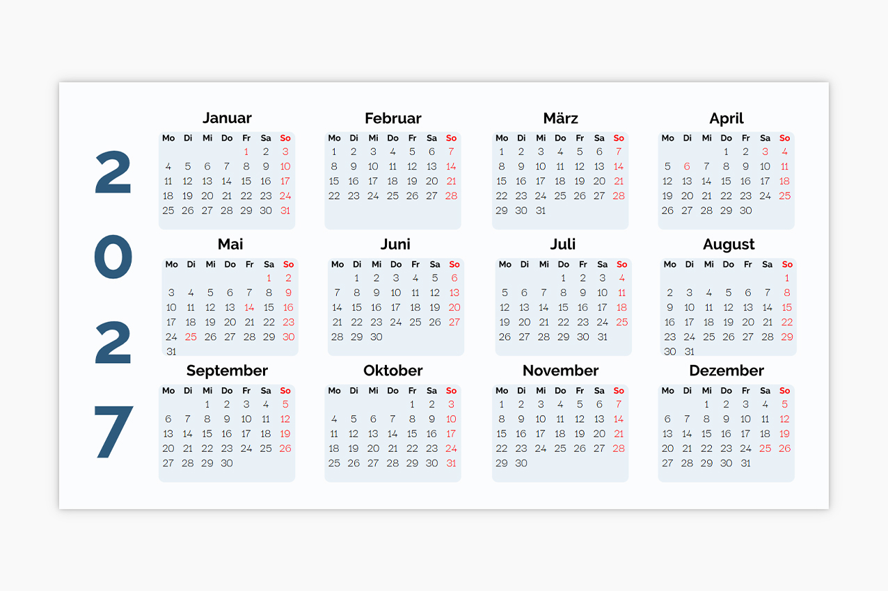 Taschenkalender - Schablone ID 646