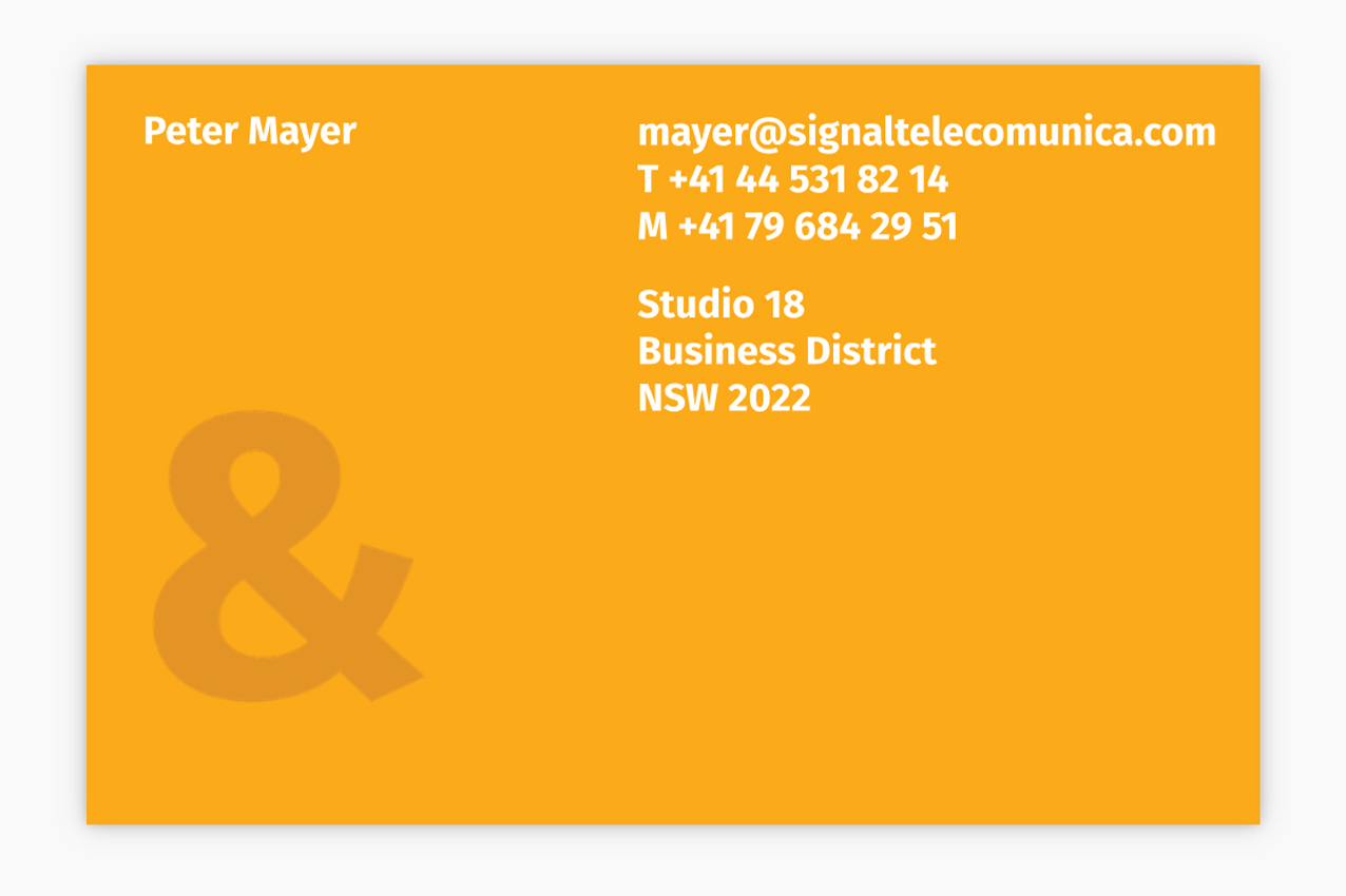 Business Cards - Template ID 62