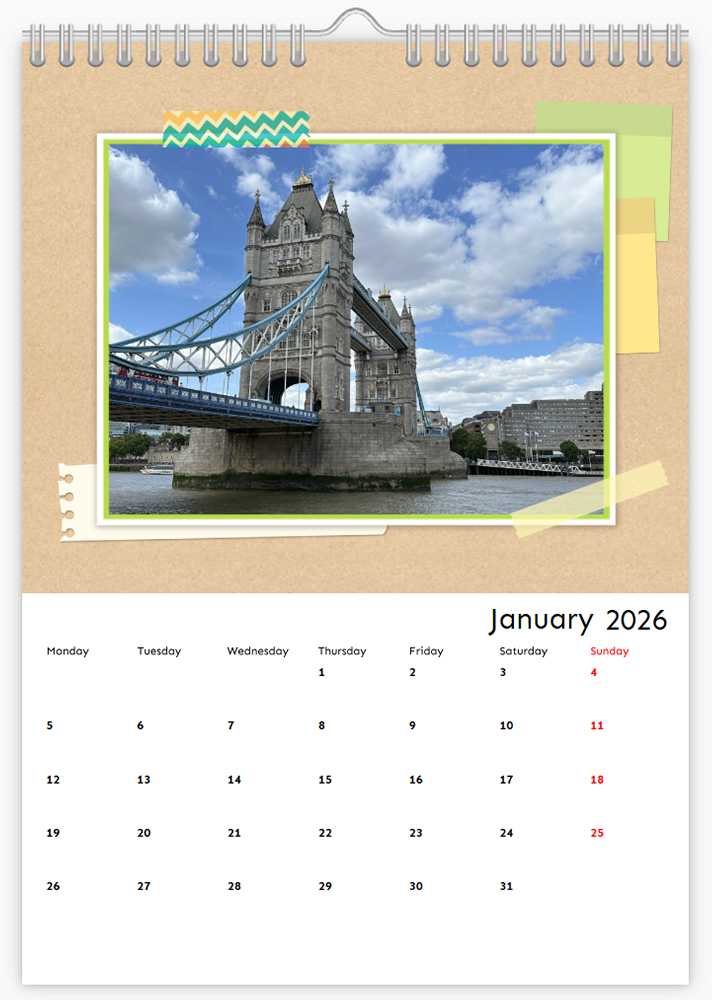 Wall Calendars - Template ID 14