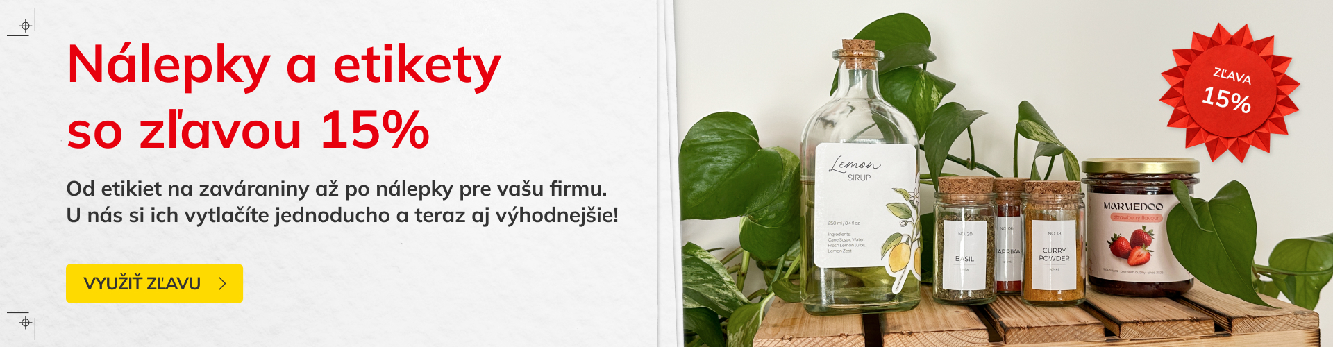 Nálepky a etikety